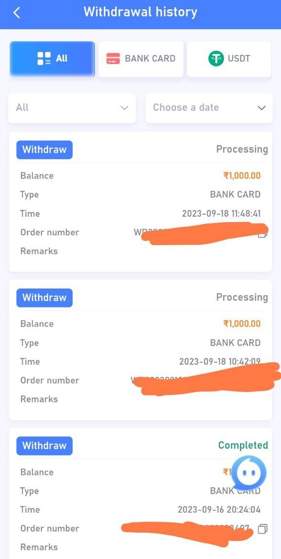 Goa Games Withdraw Proof